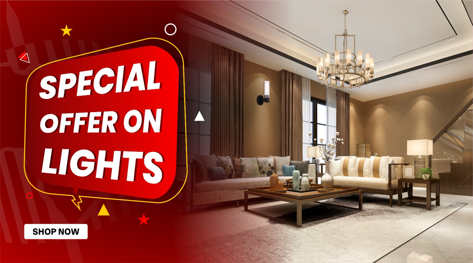 Chandelier GD+Clear Crystal2019/6+1